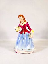 Vintage Coventry USA Porcelain Colonial Lady Figurine 