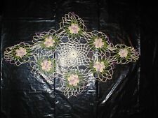 Beautiful Vintage Rose Pattern Doily - Belonged to Mother is at Least 65 Yrs Old picture