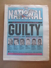 THE NATIONAL SPORTS DAILY NEWSPAPER NEW ENGLAND PATRIOTS GUILTY 11/28 1990 picture