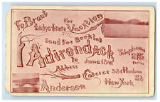 c1900s ToBrant Lake Inn for Vacation Adirondack NY Advertising PMC Postcard picture
