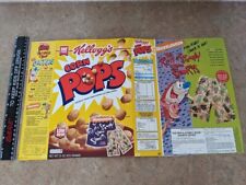 Kellogg's Corn Pops Cereal Box Nickelodeon Ren & Stimpy Show Shorts Offer 1993 picture