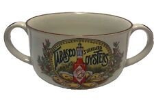 Tabasco Brand Standard Oysters Double Handle Bowl (SMALL CHIP) See Pictures picture