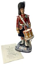 Michael Sutty Bone China Soldier Drummer Seaforth Highlanders Limited 7/50 COA picture