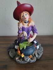 Lenox Witch's Brew Figurine Halloween Cauldron Bewitching Beauties Magic  picture