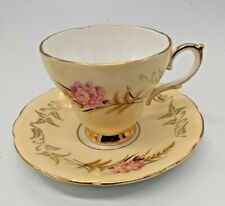 Vintage Sutherland H.M. England Bone China Footed Cup & Saucer picture