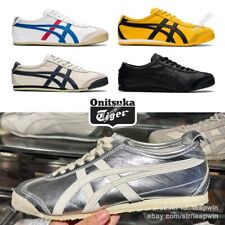Onitsuka Tiger Unisex Sneakers MEXICO 66 - Birch, Silver, Yellow 1183C102-751 picture