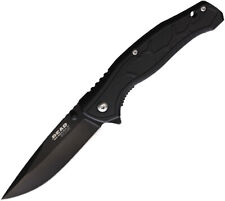 Bear Edge Brisk 2.0 Linerlock A/O Black Stainless Folding Pocket Knife 61541 picture