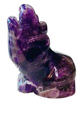 Natural  2” Amethyst Wolf Crystal Figurine Hand Carved Animal Figurine picture