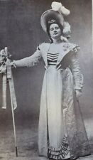1899 Vintage Magazine Illustration Actress Nella Bergen picture