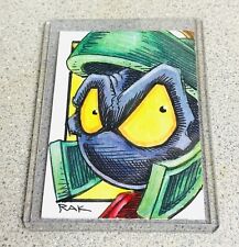 Marvin The Martian Sketchers By RAK Artist Signed Looney Tunes COA OOAK RARE HTF picture