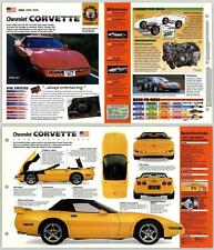 Chevrolet Corvette - 1984-96 #15 Hot Rods - Hot Cars - IMP Fold Out Fact Page picture