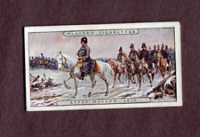 1916 JOHN PLAYER & SONS CIGARETTES NAPOLEON TOBACCO CARD #21 AFTER MOSCOW, 1812 picture