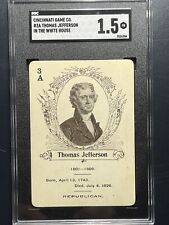 Cincinnati Game, President Thomas Jefferson, The White House ￼SGC 1.5 - #3A picture