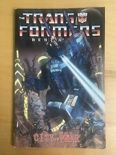 Transformers: Best of the UK Vol 4 - City of Fear TPB (2009) IDW ~ Torn Cover picture