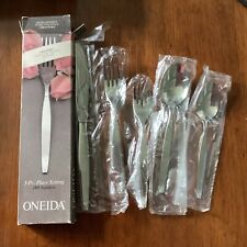 FROSTFIRE Oneida Community Stainless 5 Piece Place Setting Unused Flatware USA picture