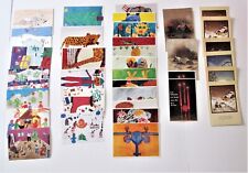 German Christmas Postcards Lot of 37 Unused , Drawn by Children, Plus Others picture