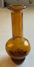 Vintage Amber Glass 4” Bottle  picture