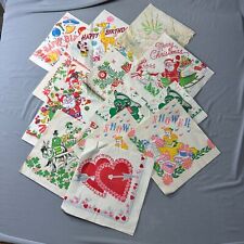 13 Vintage Holiday Paper Napkins picture