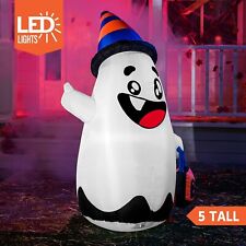 NEW Joiedomi 5 FT Tall Halloween Inflatable Cute Wicked Ghost Inflatable w LED picture