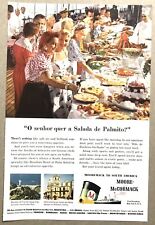 Vintage 1957 Original Print Ad Full Page - Moore-McCormack South America picture
