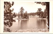 Real Photo Postcard Silver Lake in Los Angeles, California picture
