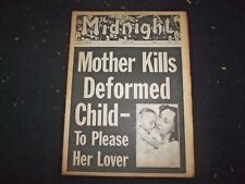 1966 MAY 2 MIDNIGHT NEWSPAPER - MOTHER KILLS DEFORMED CHILD - NP 7361 picture