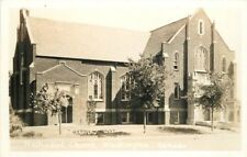 Methodist Church Washington Kansas 1930s RPPC Photo Postcard 68 picture