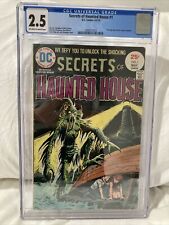 Secrets Of Haunted House #1 (April-May 1975, DC Comics) Rare, CGC Graded (2.5) picture