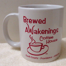 Large Brewed Awakenings Coffee House Mug 22-oz South County Providence Johnston picture