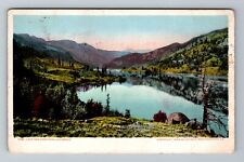 Lake San Cristoval CO-Colorado, Scenic View Vintage Souvenir Postcard picture