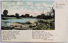 Hassayampa River Near Phoenix Arizona Andrew Downing Poem DB Postcard c1910 C6 picture