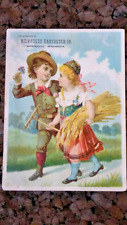 Victorian Milwaukee Harvester Co. Large Trade Card  picture