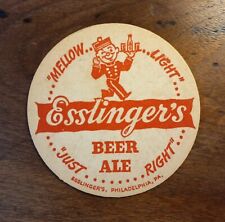 =SALE= Rare Esslinger's Vintage Beer Coaster, 4