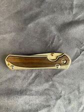 Chris Reeve Small Sebenza 31 Inlay drop point polished macassar ebony picture