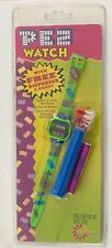 PEZ * 1997 Green Watch With Candy * UTI TIME CORP * picture