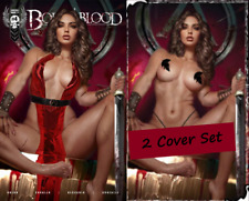 Born Of Blood #4 Shikarii Spartan Variant 2 Cover Set (B&Bn) Merc Publishing picture