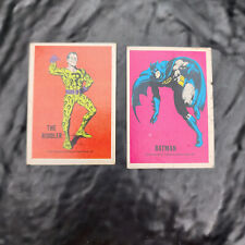 1974 Batman & Riddler National Periodical Comic/Trading Cards Vintage 🃏📚 picture