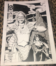 Wonder Woman Sexy Cheesecake cool DC Comics Cover Production Art Acetate picture