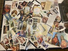 Lot of 135 Religious Prayer Cards  33 mini prayer Books picture