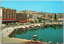 Cavala View Of The Seashore Greece Boats Ships Buildings Postcard picture