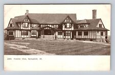Springfield IL-Illinois, Country Club, Antique, Vintage Postcard picture