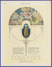Vintage 1923 COLGATE'S Florient Perfume Bathroom Art Ephemera 20's Print Ad picture
