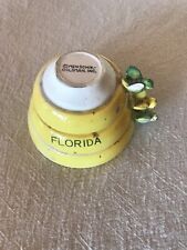 VINTAGE  Menschik Goldman Florida Yellow Bee Hive Measuring Cups Stacking  Japan picture