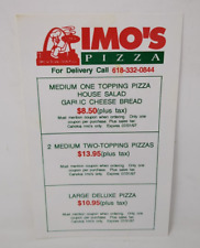 Imo's Pizza Advertising Letter Mailer St. Louis 1990s 90s 1997 Restaurant VTG picture