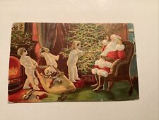 Antique 1912 Postmark IPC&N Co Postcard Christmas Santa Embossed 1906 Copyright picture