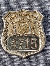 Vintage Obsolete Miniature Philadelphia Badge Police Dept Metal Original picture