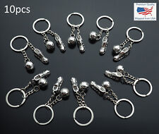 10x PCS Soccer Keychain Ball Shoes Metal Football Key Chain Car Pendant Key Ring picture