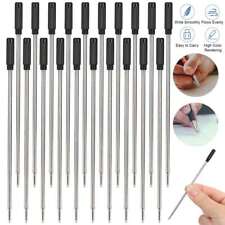 20 Cross Style Ballpoint Pen Refills Smooth Flow Black Ink 1.0mm Medium Point US picture