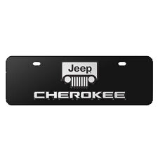 Jeep Cherokee 3D Logo on Black 12