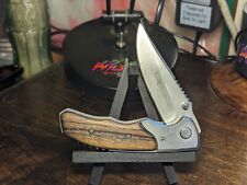 First Production Run SCHRADE ESSENTIALS SES5 Folding Pocket Knife Missing 1Scale picture